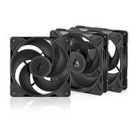 ARCTIC P14 Pro Reverse (3 Piezas) - 140 mm Ventilador Prémium con flujo de aire inverso, Ventilador PWM con divisor de cable en Y, 400-2650 rpm, 0 rpm <5% PWM, cojinete hidrodinámico, 4-Pin - Negro