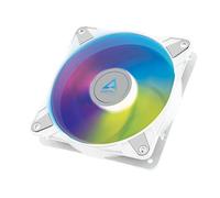 ARCTIC P14 PWM PST A-RGB - Ventilador PC 140mm, Fan 140mm, Ventilador de Caja para la presión estática, Semipasivo: 200-1900 rpm (0 rpm <5%), LED A-RGB de 3 pines de 5V, Ventilador singular - Blanco