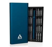 ARCTIC Precision Screwdriver Toolkit - Juego de destornillador de precisión 62 en 1, estrella/plano/torx/pozidriv/hex, carcasa aluminio, para electrónica, ordenador portátil, tableta, gafas, relojes