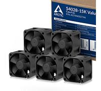 ARCTIC S4028-15K (5 Piezas) - Ventilador de servidor 40x40x28 mm, Doble rodamiento de bolas, 1400-15000 rpm, regulado por PWM, Conector de 4 pines, 12 V DC - Negro