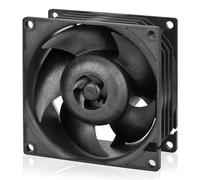 ARCTIC S8038-7K - Ventilador, 80x80x38 mm, 500-7000 RPM, Controlado por PWM, Conector de 4 Pines, 12 V DC - Negro