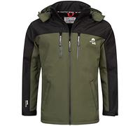 Arctic Seven AS302 - Chaqueta softshell para hombre, impermeable y transpirable, para exteriores, negro oliva, S
