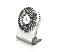 ARCTIC Summair 2Go - Ventilador de Mano Recargable con Soporte, Velocidad Infinitamente Regulable, 4-77 Horas de Funcionamiento, Conexión USB-C (incl. Cable USB-A) - Blanco