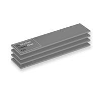 ARCTIC TP-4 Almohadilla térmica: alto rendimiento, 4 uds., 120x20x1,0 mm (apilable hasta 2 mm sin pérdida), muy blanda, rellena huecos y compensa irregularidades
