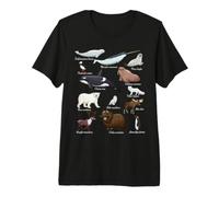 Arctic Wildlife Animals Scientific Names For Education Camiseta Premium