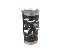 Arctic Wildlife Animals Scientific Names For Education Vaso térmico de acero inoxidable de doble pared