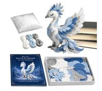 Arctic Winter DIY Felt Craft Kit Beginner Friendly Felt Animal Sewing Kit 3D Plush Handmade Craft Material Set For Home Decoration And Creative Gift Making (Material Package Only, No Finished
