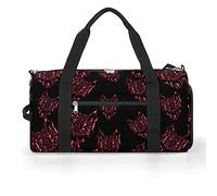 Arctic Wolf - Bolsa de gimnasio divertida con compartimento para zapatos, bolsa de viaje para fin de semana, bolsa de yoga