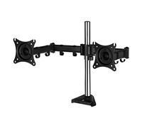 ARCTIC Z2 Pro (Gen 3) - Brazo Monitor, Doble Brazo de Soporte Monitor de hasta 34″/35″ Ultrawide, Máximo 10 kg por Brazo, USB Hub, Rotación 360°, Ajuste Fácil - Negro