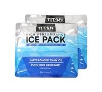 Arctic Zone Titan Deep Freeze - Paquete de hielo de alto rendimiento para lonchera o hielera, juego de 2, 600 gramos cada uno, (5-88600-00-1E)