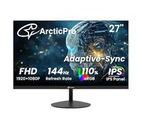ArcticPro Monitor Gmaing de 27 pulgadas 144Hz, monitor de computadora FHD 1080p, IPS