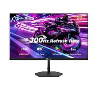 ArcticPro Monitor para juegos de 27 pulgadas, 300 Hz, 240 Hz, FHD 1080p, 1 ms, monitor de PC para juegos, IPS, sincronización adaptativa, monitor de computadora de PC, sRGB 125%, ultra delgado, DP x2