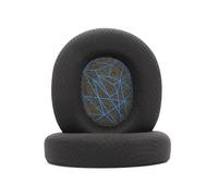 Arctis 7 Ear Pad AIKKAUK - Accesorios de reparación de almohadillas de repuesto para orejeras compatibles con SteelSeries Arctis 3 5 7 Gaming Headset uso (tejido negro/impresión azul mate)