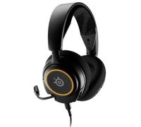 SteelSeries Arctis Nova 3 - Cascos Gaming Con Cable Multisistema - Controladores Hi-Fi - Audio espacial 360° - Luces RGB - Almohadillas de espuma con memoria - Ultraligeros - PC, PS5, PS4, Switch