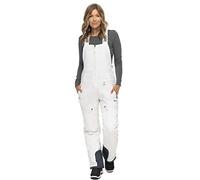 ARCTIX Eco Friendly Traverse Bib Overalls Overol con Peto, Mujer, Blanco, X-Large (16-18) Long