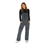 ARCTIX Eco Friendly Traverse Bib Overalls Overol con Peto, Mujer, Gris, X-Large (16-18) Regular