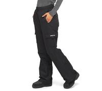 ARCTIX Lumi Pull Over Fleece Lined Cargo Snow Pants Pantalones para Nieve, Mujer, Negro, X-Small (0-2) Long