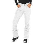 ARCTIX Sarah Fleece-Lined Softshell Pants Pantalones para Nieve, Mujer, Blanco, Large (12-14) Short