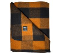 Arcturus Backwoods - Manta de Lana de 2 kg, cálida, Pesada, Lavable, Grande, Ideal para Camping, al Aire Libre, Supervivencia y Kits de Emergencia (búfalo Naranja)