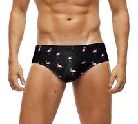 Arcweg Bañador para Hombre, Pantalones Cortos y Ajustados, con Almohadilla extraíble, para Tiempo Libre, Flamingo., XL