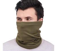 Arcweg Braga Cuello Moto Calentador de Cuello Deporte Calentador Pasamontañas Polar Multifuncional Máscara de Esquí Gorro Invierno Hombre Ciclismo Correr Aire Libre Verde