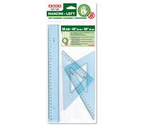 Arda 70420 Man - Juego de 3 piezas de plástico para zurdos, zurdos