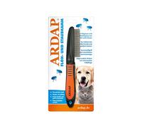 ARDAP Peine antipulgas y antipolvo para perros y gatos - Eficaz contra pulgas y piojos - Cuidado profesional y suave del pelaje