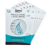 Ardaraz Mascarilla Facial Hidratante con Acido Hialurónico y Poliglutámico. Mascarillas para la cara Antiarrugas para más elasticidad y volumen. Mascarillas faciales pack de 5.