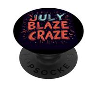 Arde brillante con esta declaración de julio PopSockets PopGrip Adhesivo