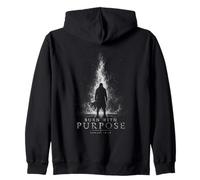 Arde con propósito Romanos 12 11 Fuego Cristiano Sudadera con Capucha