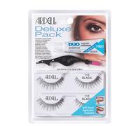 Ardell Deluxe Pack 110 Black // Precio, Comprar n/a 2 Pares Pestañas Postizas + Adhesivo + Aplicador