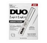 ARDELL DUO Line It Lash It Clear - Pegamento transparente para pestañas postizas, pegamento transparente con aplicador de pincel, fácil aplicación y fuerte agarre de pestañas artificiales, 3,5 g