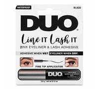 Delineador negro y pegamento para pestañas Line It Lash It de DUO Sin color No Size