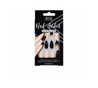 Ardell Nail Addict Tom black stud & pink ombre 1cx 24 nails