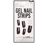 Ardell Nail Addict - Tiras de uñas de gel, rompecorazones, se curan con lámpara LED/UV, dura hasta 14 días, 1 paquete