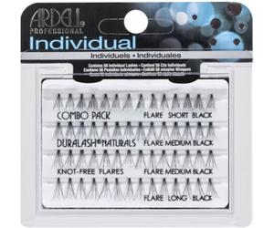 Ardell Pestañas negras individuales cortas, medias y largas 56 un.