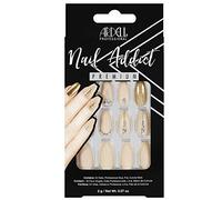 Ardell Premium Nail Addict Nude Jeweled | Uñas Postizas | Contiene: 24 Uñas, Adhesivo Profesional, Lima, Palo de la Cutícula - 24 Unidades | Efecto profesional | Con diseño