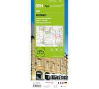 Ardennes Charleville: ARDENNES - CHARLEVILLE-MÉZIÈRE - SEDAN - PNR DES ARDENNES 1:100000: D08 (TOP 100)