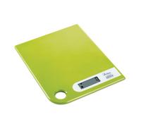 ARDES AR1PA1/V Báscula de Cocina Digital Verde Super Fina de ahorro de espacio Fácil de Colgar Báscula Pesa Alimentos Electrónica Pantalla LCD
