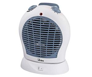 ARDES AR4F03O Termoventilador eléctrico oscilante SWING, Termoventilador calefactor de 2 potencias Eco/Confort, Termostato de temperatura ambiente, Calentador compacto oscilante portátil