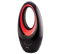 ARDES AR4P04R Sauron Termoventilador Cerámico Sin Aspas Oscilante, Sin Aspas, Silencioso Smart con Pantalla LED Táctil, Temporizador 12h y Luz Nocturna LED 4 Colores