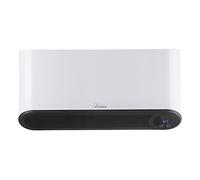 ARDES AR4W05P PARETO FLEX Termoventilador Cerámico de Pared 2000W A Prueba de Agua, Termoventilador de Baño Programable Temporizador 12h, Panel Cerámico Blanco Smart con Magic Display Digital LED