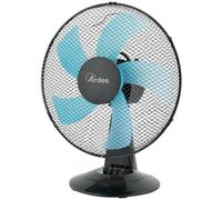 Ardes - AR5ST40N STEELO 40N Ventilador de mesa de 5 polos - Ventilador de mesa oscilante de 40 cm con inclinación ajustable silencioso de 3 velocidades