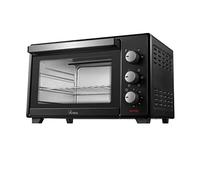 ARDES AR6231B Horno Eléctrico Ventilado 30 Litros Horno Eléctrico Ventilado 6 Funciones de cocción Horno Eléctrico Temporizador Doble vidrio con Accesorios para horno de Color Negro