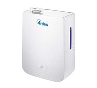 ARDES AR8U10 Humidificador de Ultrasonido NEBULO 30W, Humidificador Profesional Ambientes Casa Oficina Capacidad 4 Litros, 3 Niveles de Vapor con Gran Mando Táctil, Silencioso y Elegante, Blanco