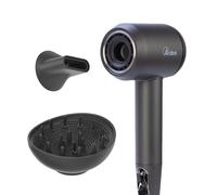 Ardes ARPHON05 Secador de pelo iónico Hair Pro 1800W, secador compacto de alta velocidad, pantalla LCD, 5 modos de calor con motor sin escobillas, 2 accesorios magnéticos, difusor