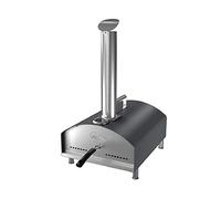 ARDES - ARPIZ02 Horno para pizza de exterior DANTE de Acero Inoxidable - Horno de Pizza con Pala Espátula y Piedra Refractaria - Horno de Pellets para Jardín y Balcón