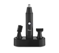 ARDES - ARTRIM01 Cortapelos Nariz y Orejas Trimmer Hombre Profesional 3 en 1 - Kit Maquinilla de Afeitar Pelo Nariz y Orejas 4 Accesorios - Cortapelos Nariz Recortador Compacto