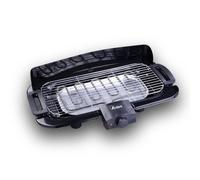 ARDES Barbacoa Eléctrica sin humo 2000 W Parrilla Eléctrica Portátil de Balcón Barbacoa da Interior o Exterior Color Negro Modelo AR1B02