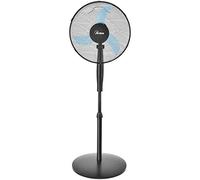 Ardes EASY 41PB PLUS Ventilador de Suelo 50W 40 cm con Oscilación Automática, Altura Regulable hasta 130 cm, Inclinación Ajustable, 3 Velocidades Silenciosas y 3 Aspas